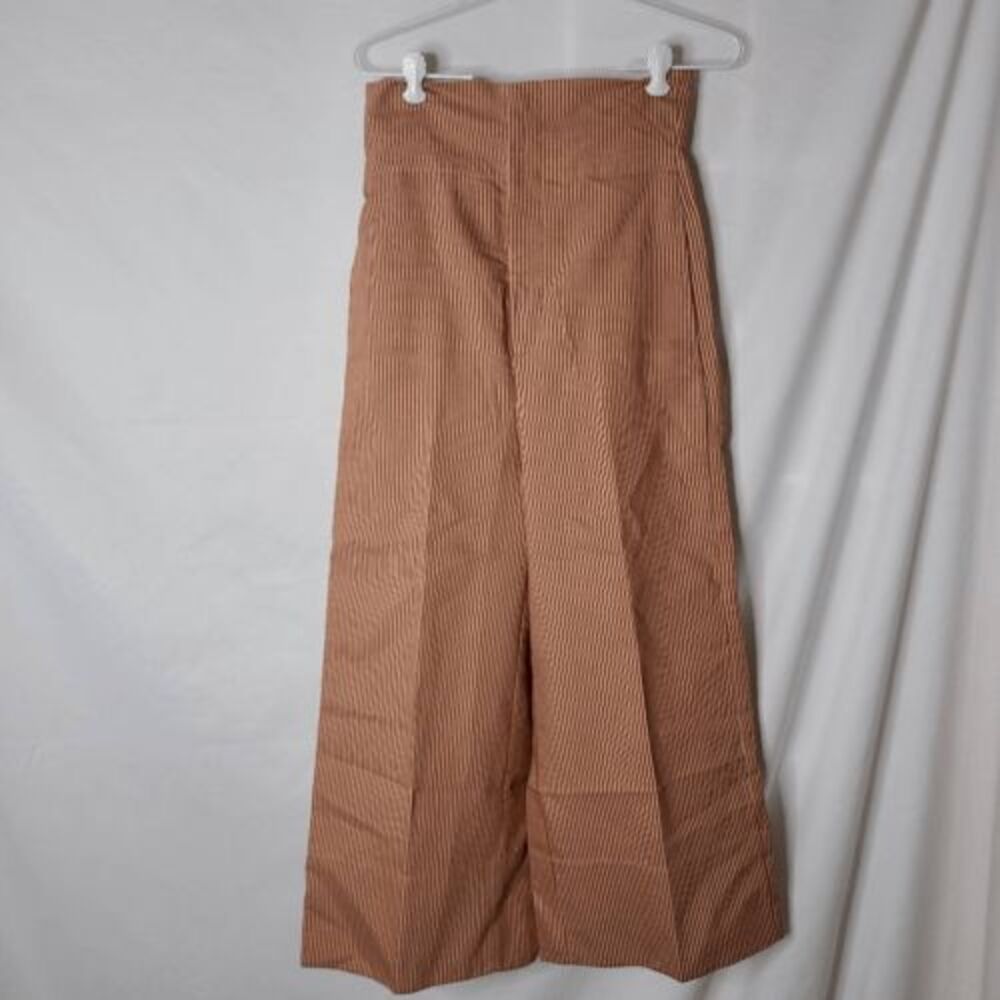 Scanlan Theodore Striped Wide Leg High Waisted Pants‎ Size 4